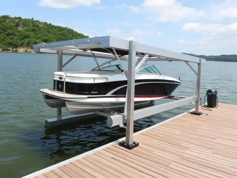 Boat Lift Installation